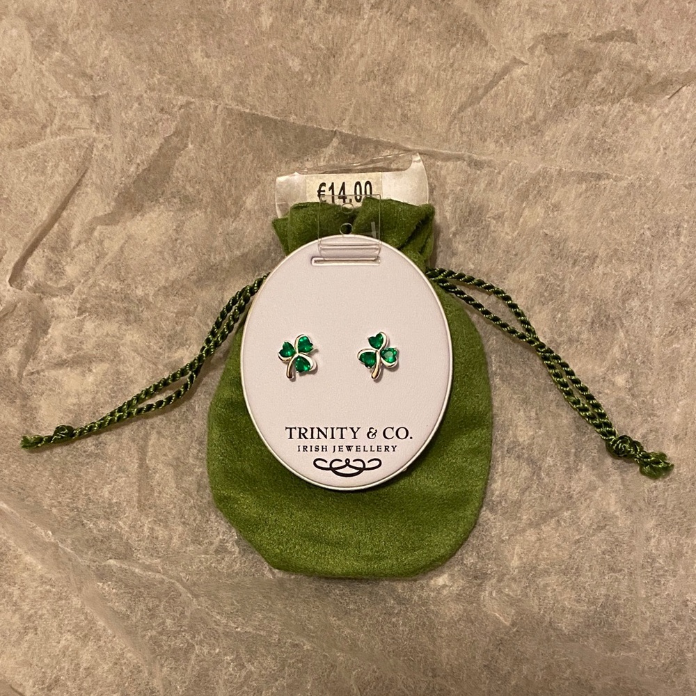Trinity & Co. Irish Green Earrings